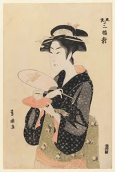 La belleza de la casa de té, de la serie Furyu Sanpuku-tsui